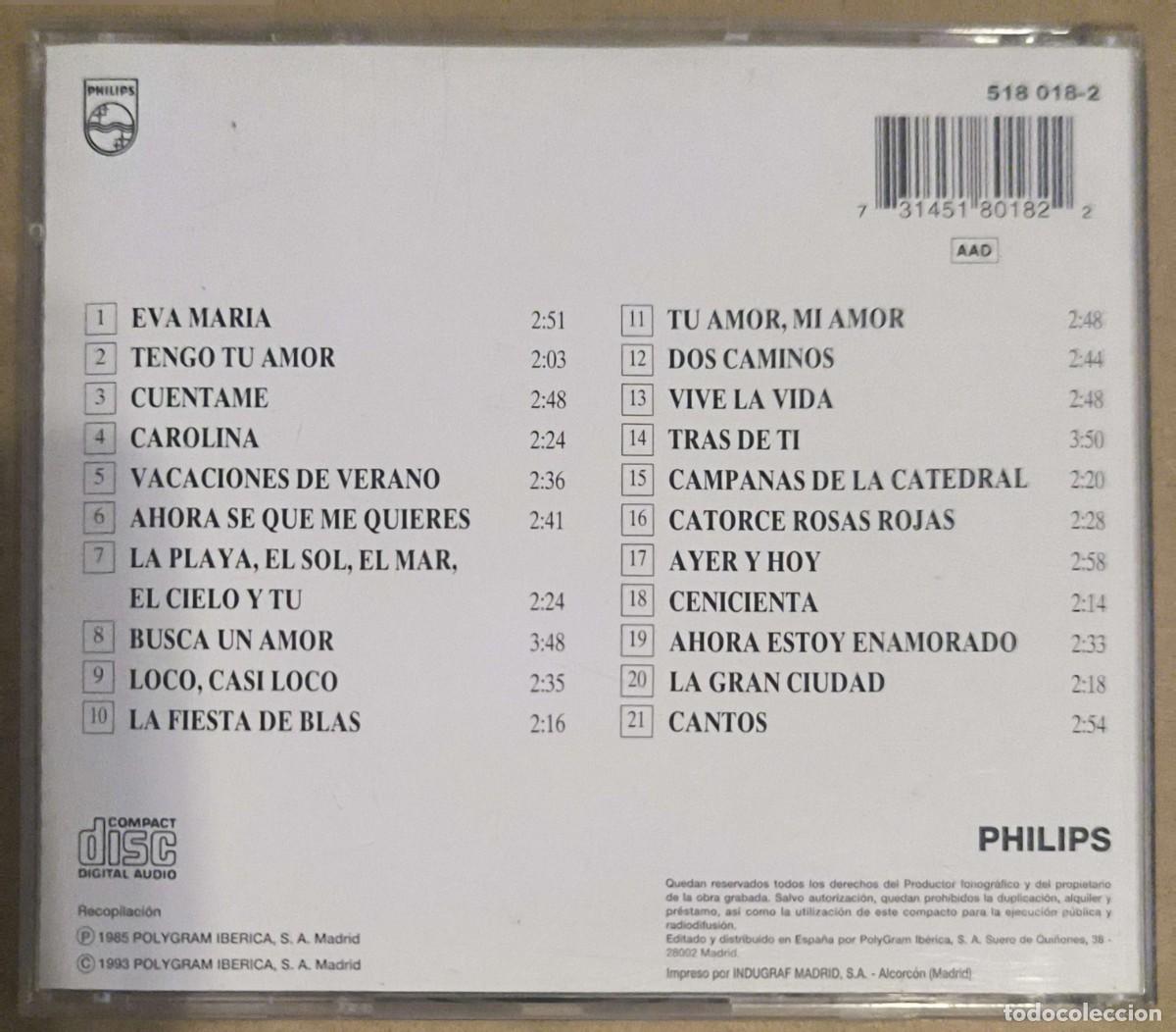 CDs de m&uacute;sica: FORMULA V (AYER Y HOY) CD 1993 - Foto 2