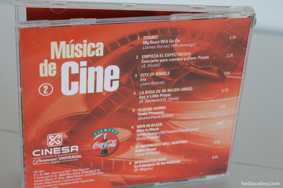 CDs de m&uacute;sica: MUSICA DE CINE 2 CINESA CD - Foto 3
