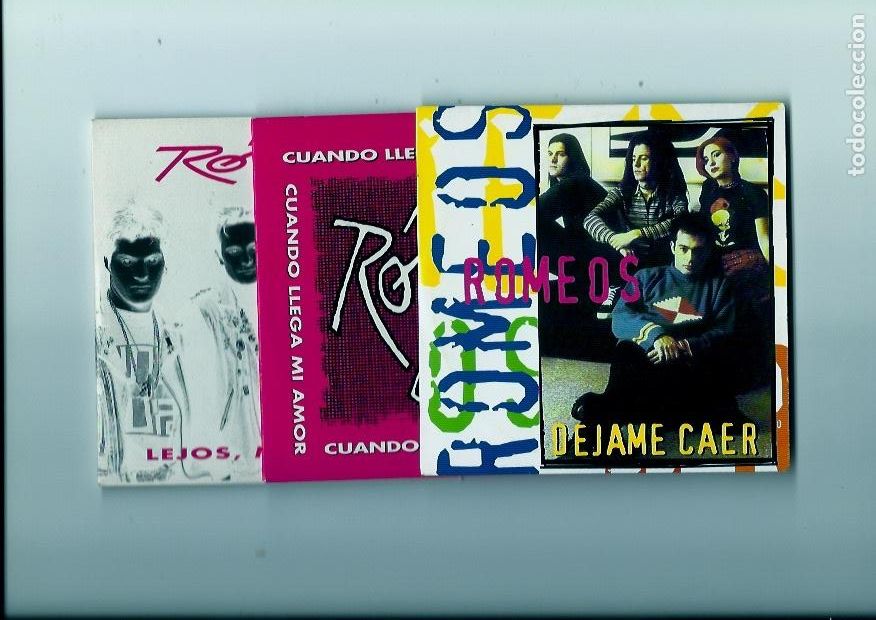 CD de M&uacute;sica: LOS ROMEOS.Lejos, muy lejos. Cuando llega mi amor. Dejame caer (3 cds single)