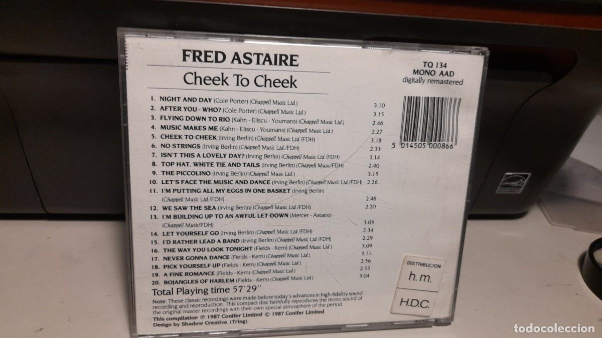 CDs de m&uacute;sica: CD FRED ASTAIRE : CHEEK TO CHEEK - Foto 3