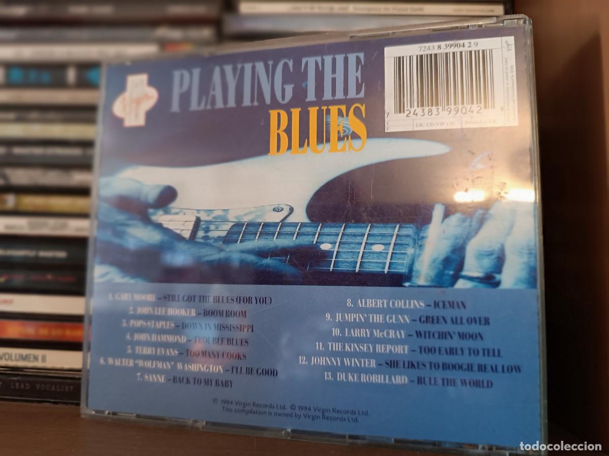 CDs de m&uacute;sica: Various &lrm;&ndash; Playing The Blues - CD UK 1994 - Foto 2