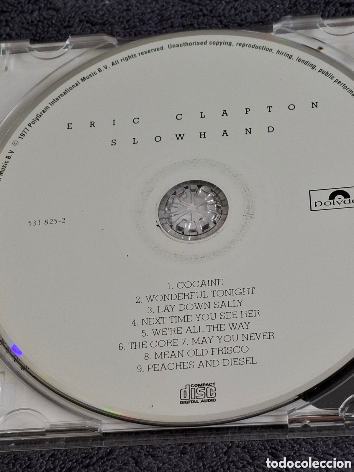 CDs de m&uacute;sica: CD44. Eric Clapton - Slowhand, Remasterizado En 1996. - Foto 3