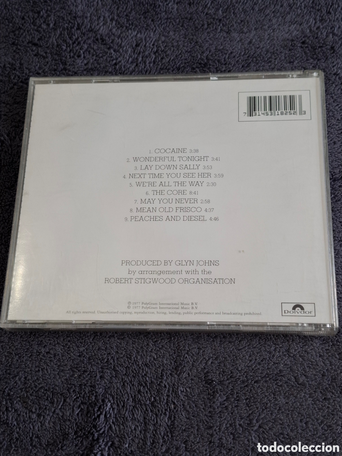 CDs de m&uacute;sica: CD44. Eric Clapton - Slowhand, Remasterizado En 1996. - Foto 4