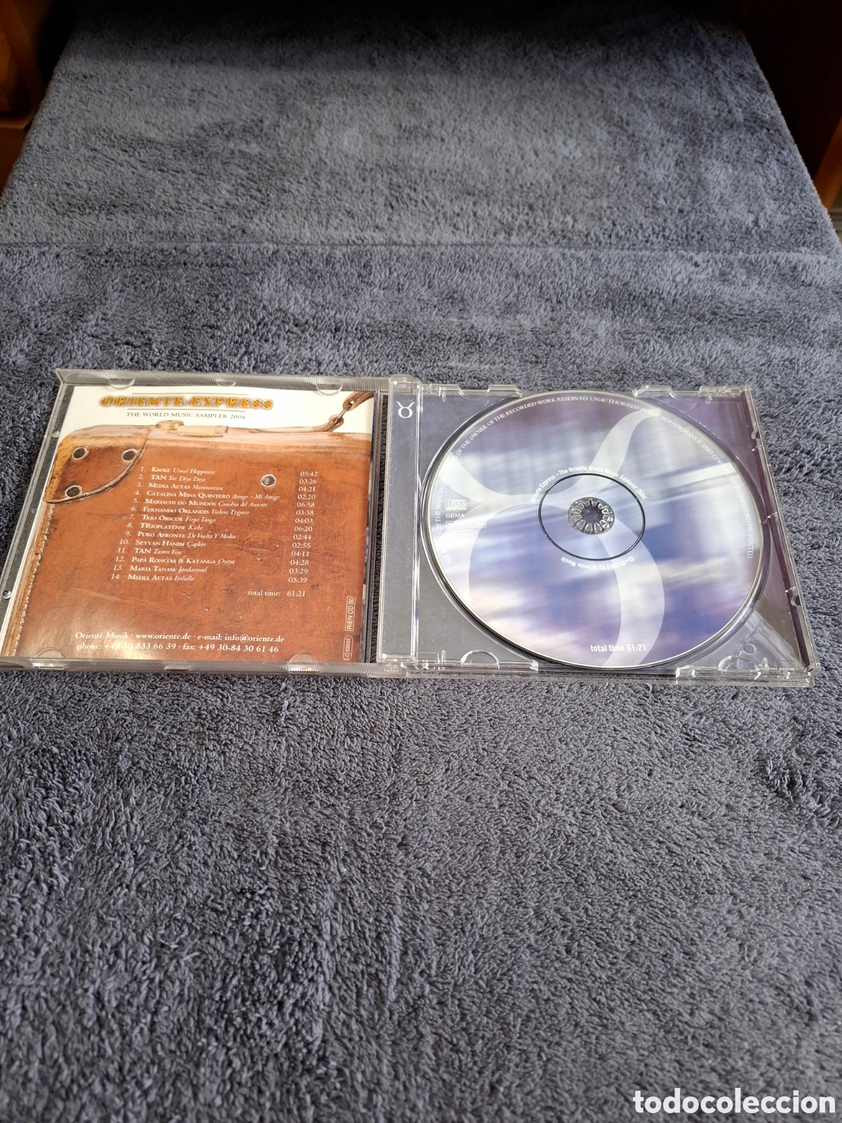 CDs de m&uacute;sica: CD44. Oriente Express - Oriente World Music Sampler 2004. - Foto 2