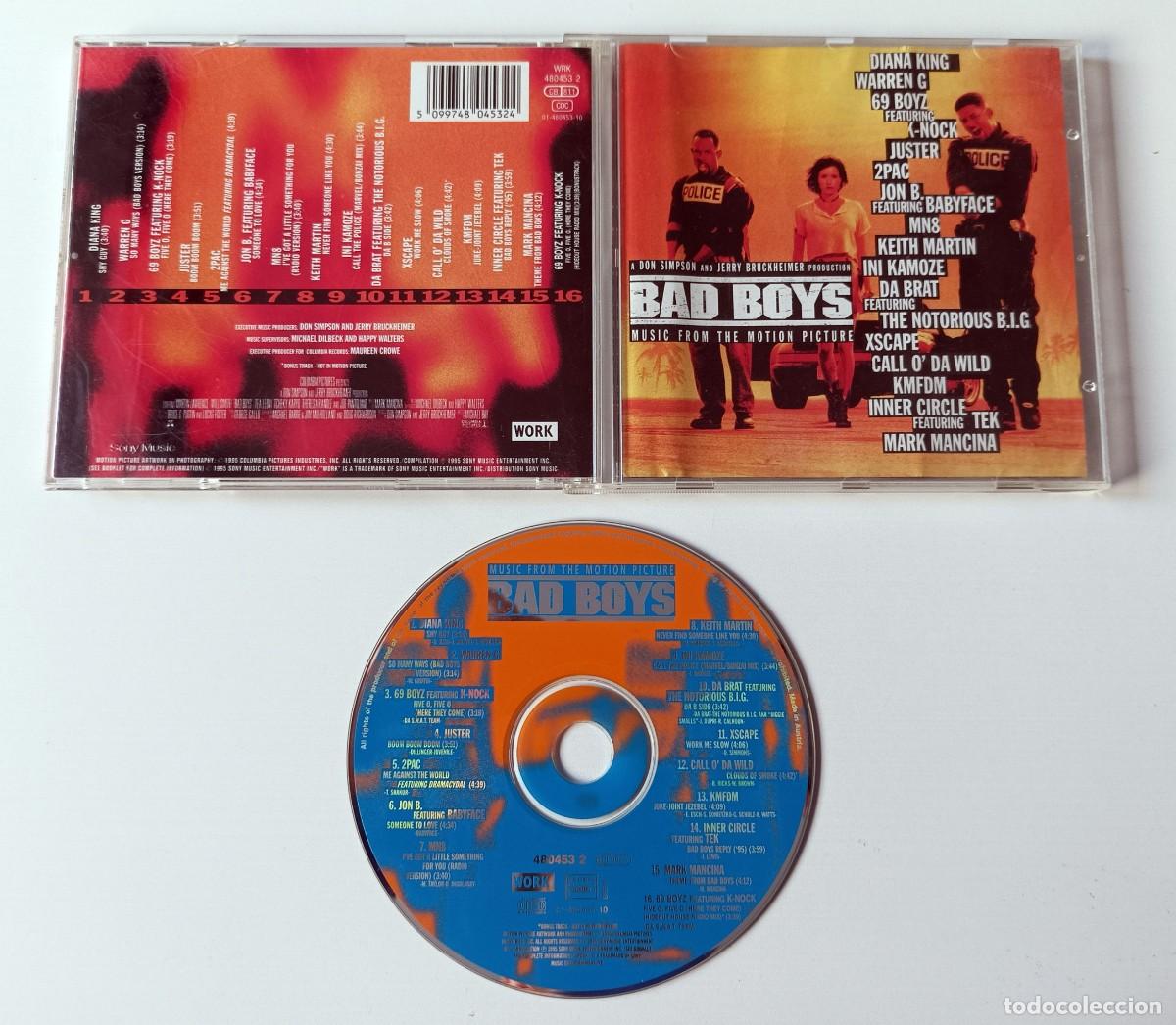 CDs de m&uacute;sica: CD BANDA SONORA ORIGINAL BAD BOYS - Foto 2