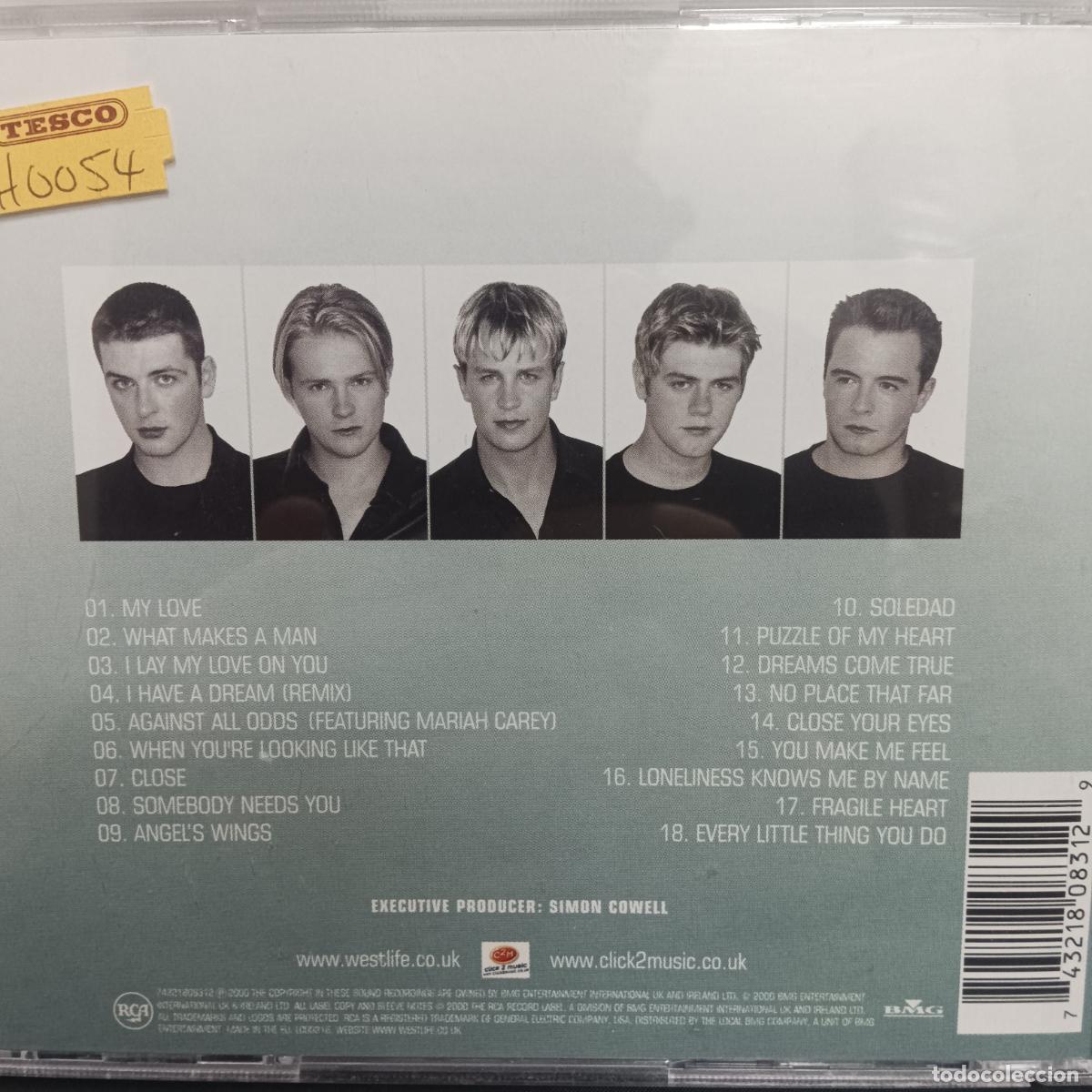 CDs de m&uacute;sica: WESTLIFE, COAST TO COAST. CD - Foto 2