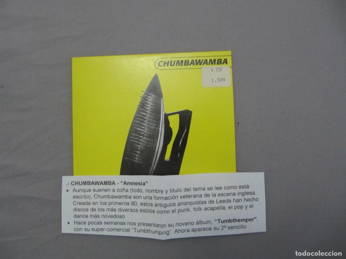CDs de m&uacute;sica: Chumbawamba &ndash; Amnesia CD SINGLE CADENA 100 - Foto 1