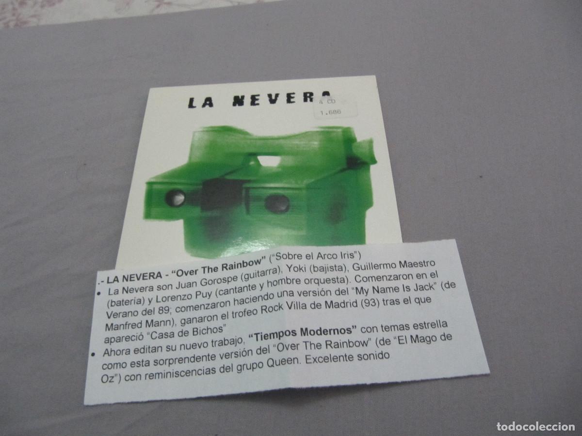 CDs de m&uacute;sica: La Nevera &ndash; Over The Rainbow. Cd single CADENA 100 - Foto 1
