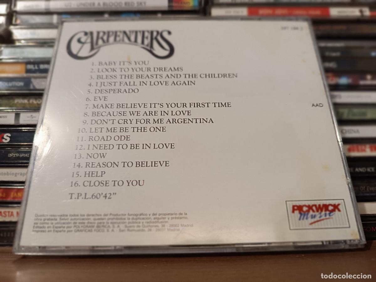 CDs de m&uacute;sica: Carpenters &lrm;&ndash; Treasures - CD Spain 1992 - Foto 2