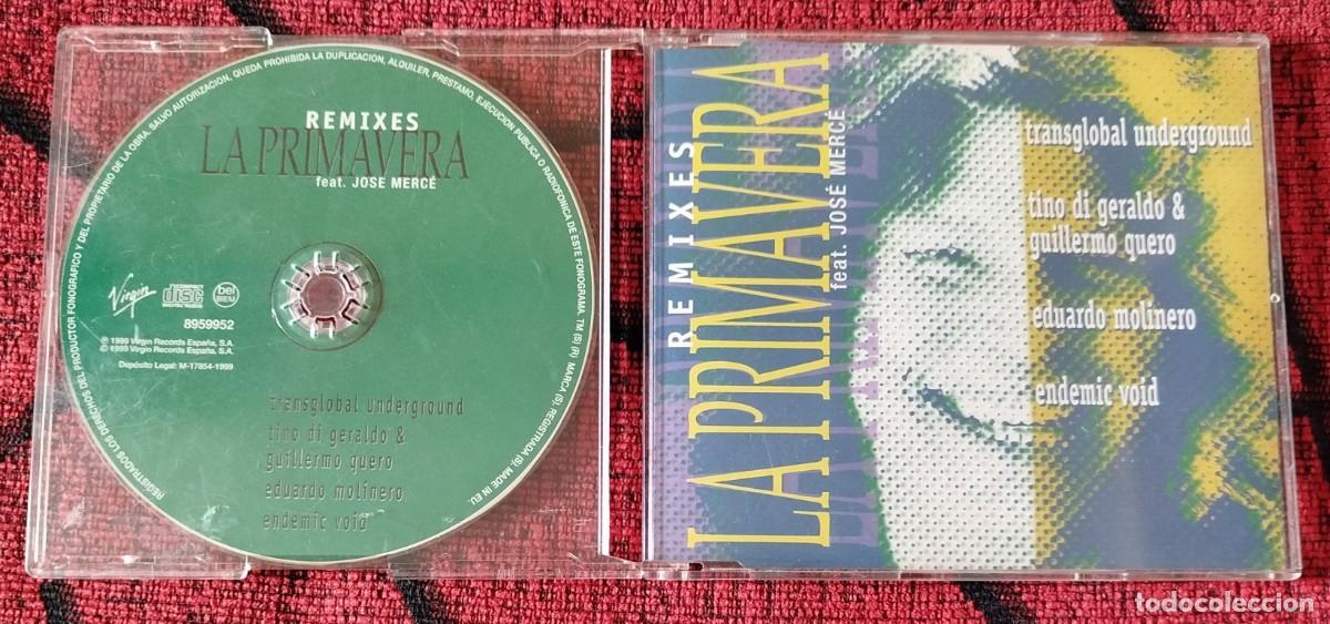 CDs de m&uacute;sica: JOSE MERCE ** La Primavera Remixes ** MAXI SINGLE CD 1999 - Foto 1