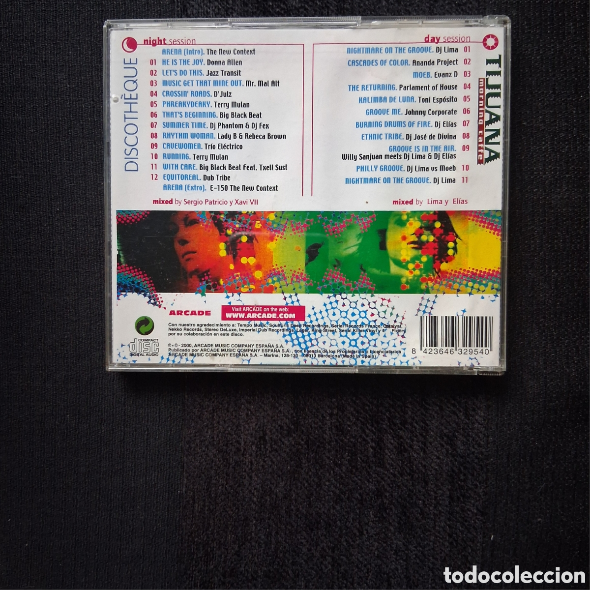 CDs de m&uacute;sica: DOBLE CD M&Uacute;SICA - &rdquo;DISCOTH&Egrave;QUE Y TIJUANA&rdquo;. COMPILATION 2000. - Foto 2