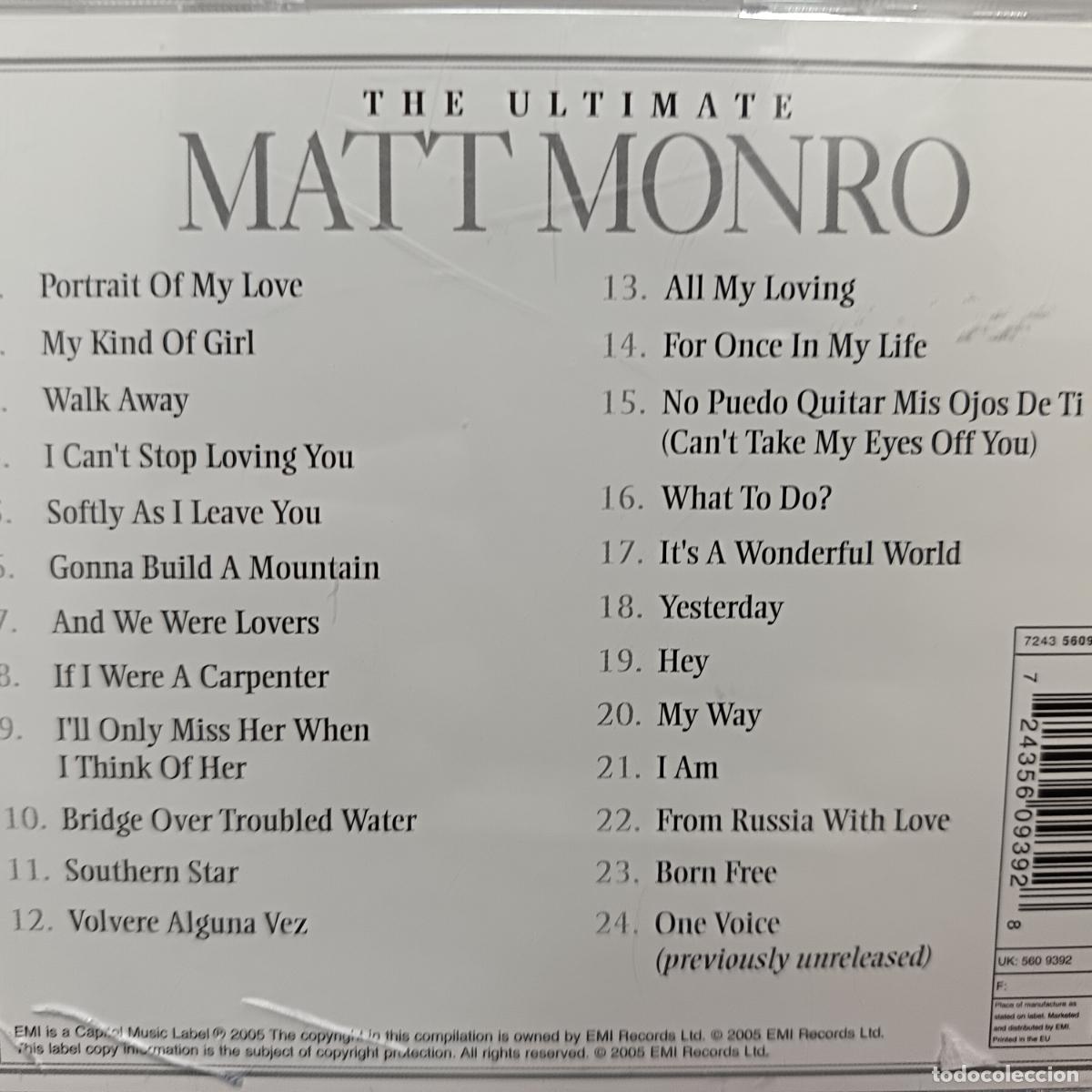 CDs de m&uacute;sica: The Ultimate MATT MONRO. CD - Foto 2