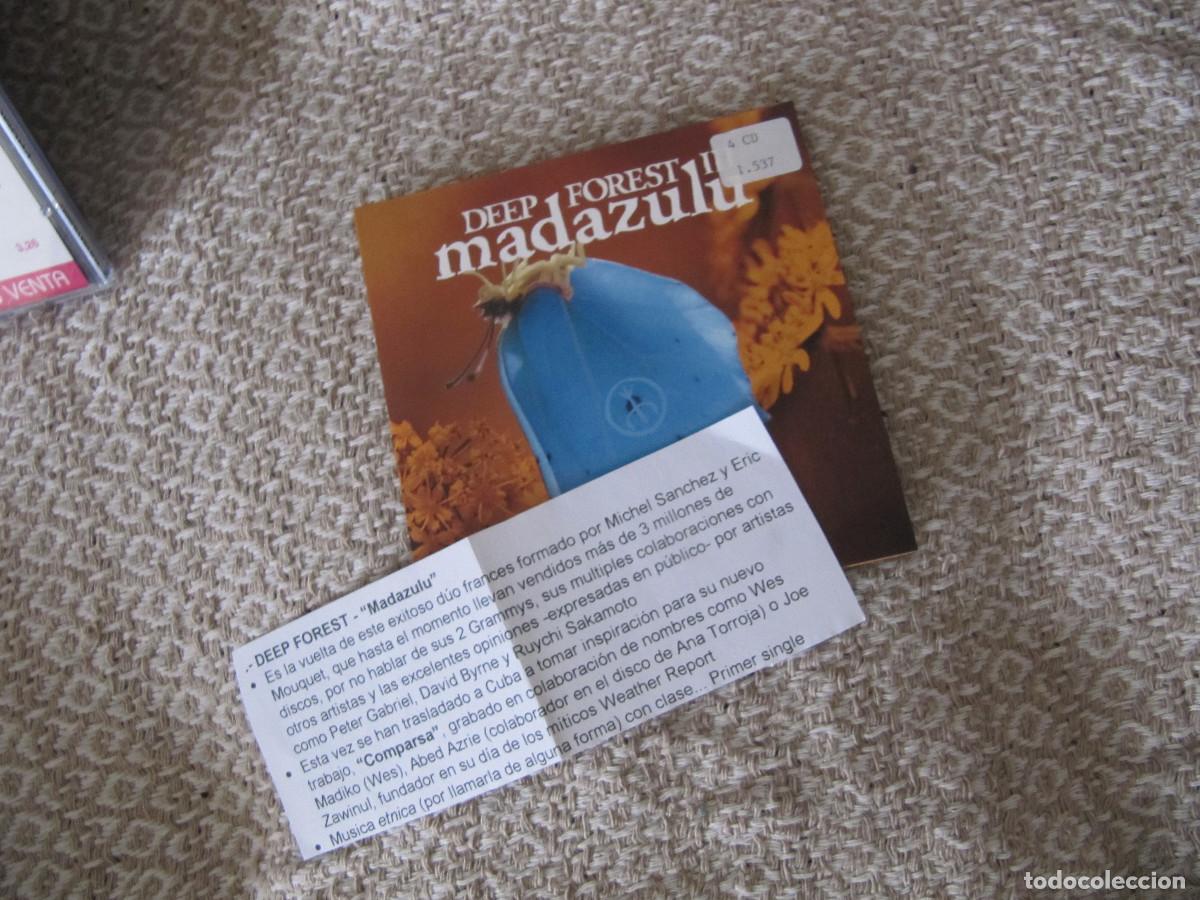 CDs de m&uacute;sica: DEEP FOREST III MADAZULU CD SINGLE CADENA 100 - Foto 1
