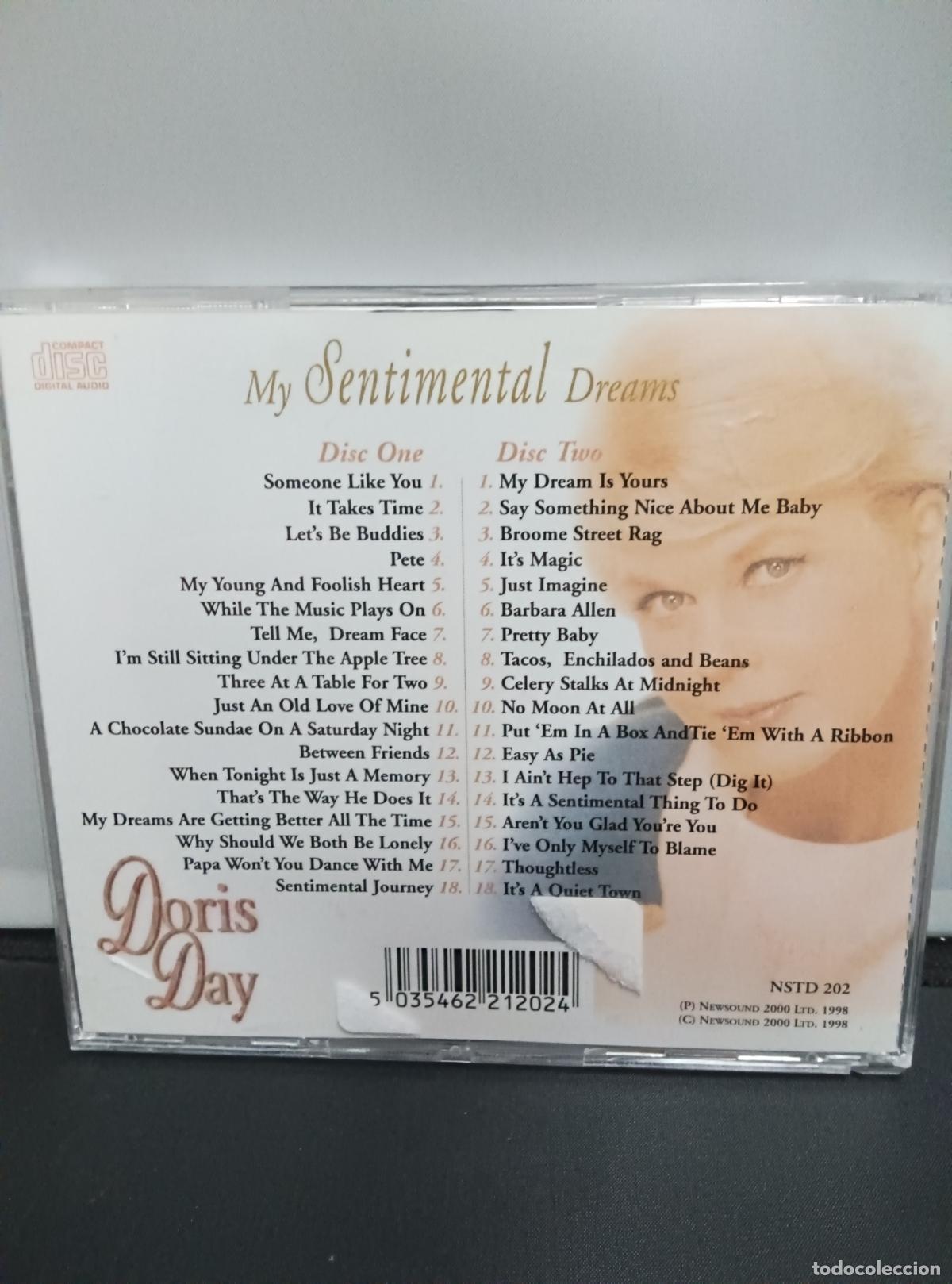 CDs de m&uacute;sica: DORIS DAY, MY SENTIMENTAL DREAMS. 2CDs - Foto 2