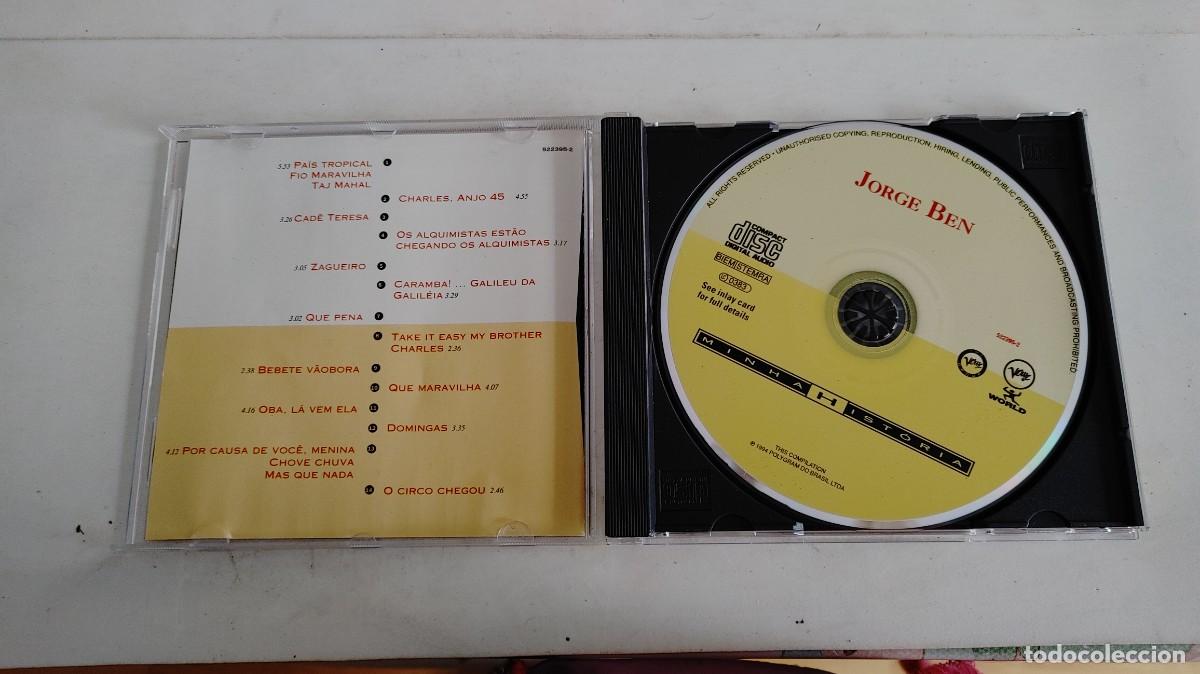 CDs de m&uacute;sica: JORGE BEN-CD MINHA HISTORIA - Foto 2