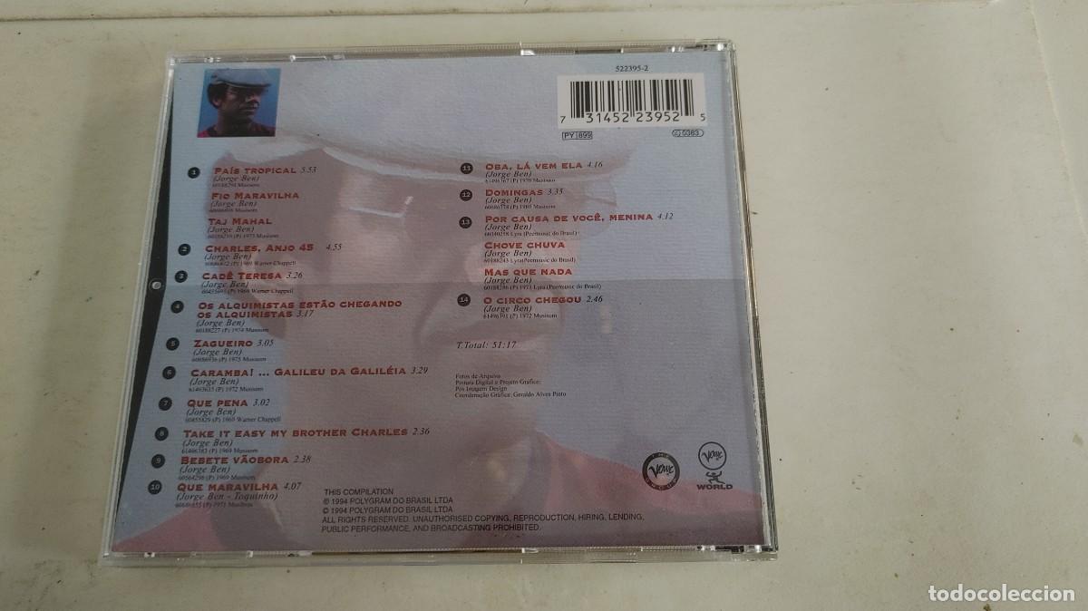 CDs de m&uacute;sica: JORGE BEN-CD MINHA HISTORIA - Foto 3