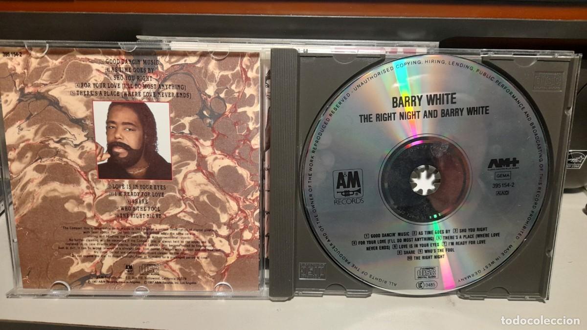 CDs de m&uacute;sica: CD BARRY WHITE : THE RIGHT NIGHT - Foto 2