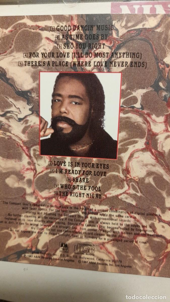 CDs de m&uacute;sica: CD BARRY WHITE : THE RIGHT NIGHT - Foto 3