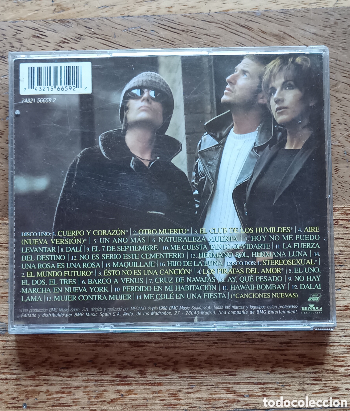 CDs de m&uacute;sica: Mecano Ana/Jos&eacute;/Nacho. 1998. (2 CD) - Foto 2
