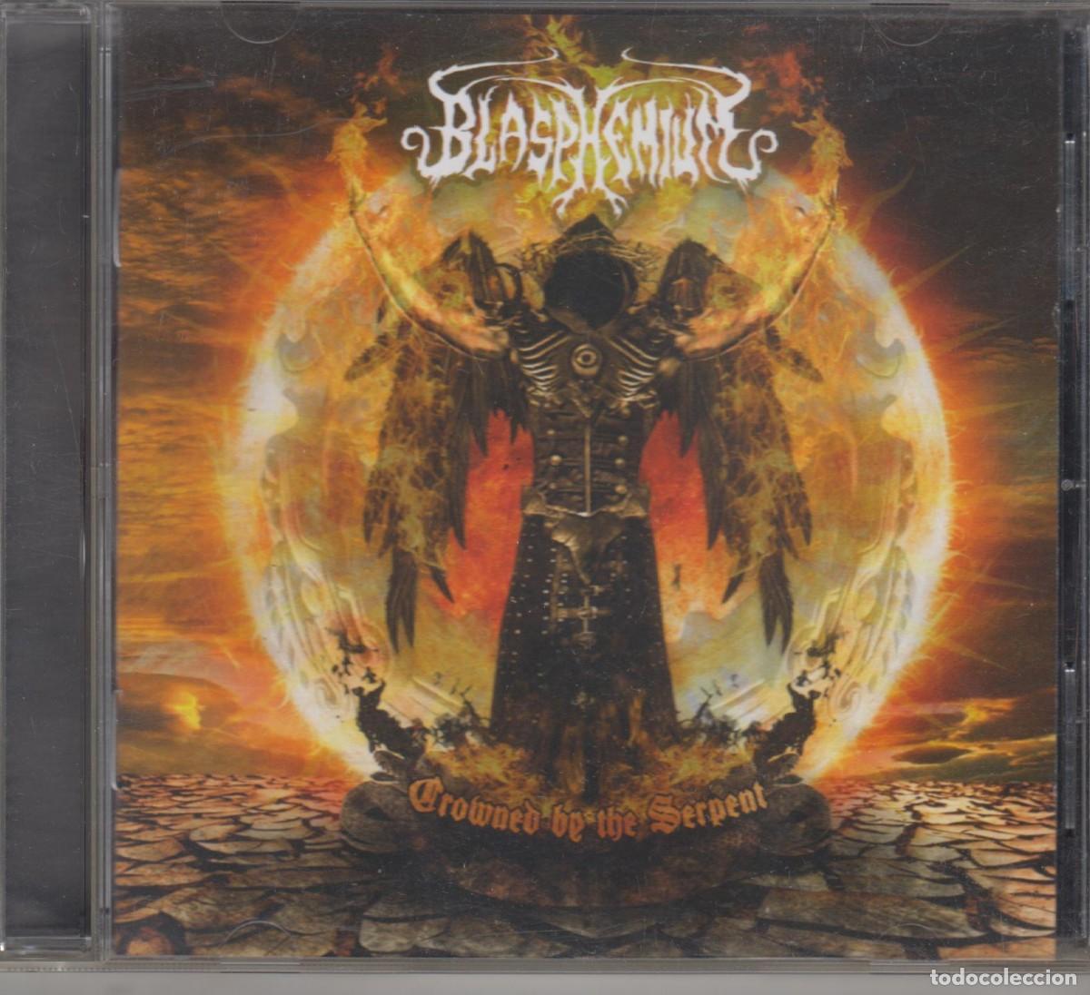CDs de m&uacute;sica: Blasphemium &lrm;cd Crowned By The Serpent 2016 - Foto 1