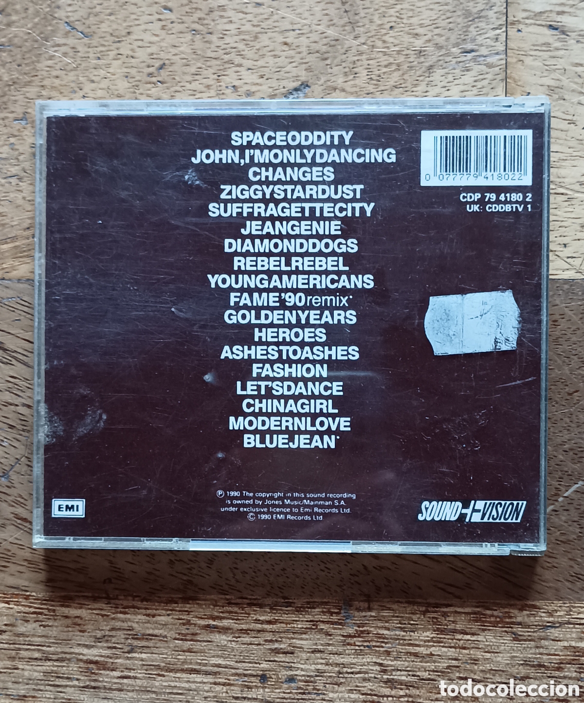 CDs de m&uacute;sica: David Bowie. Changes Bowie. (1 CD). 1990. - Foto 2