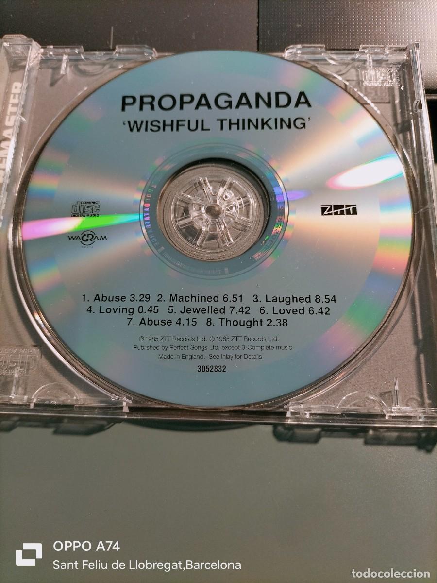 CDs de m&uacute;sica: RAR CD. PROPAGANDA. WISHFUL THINKING - Foto 2