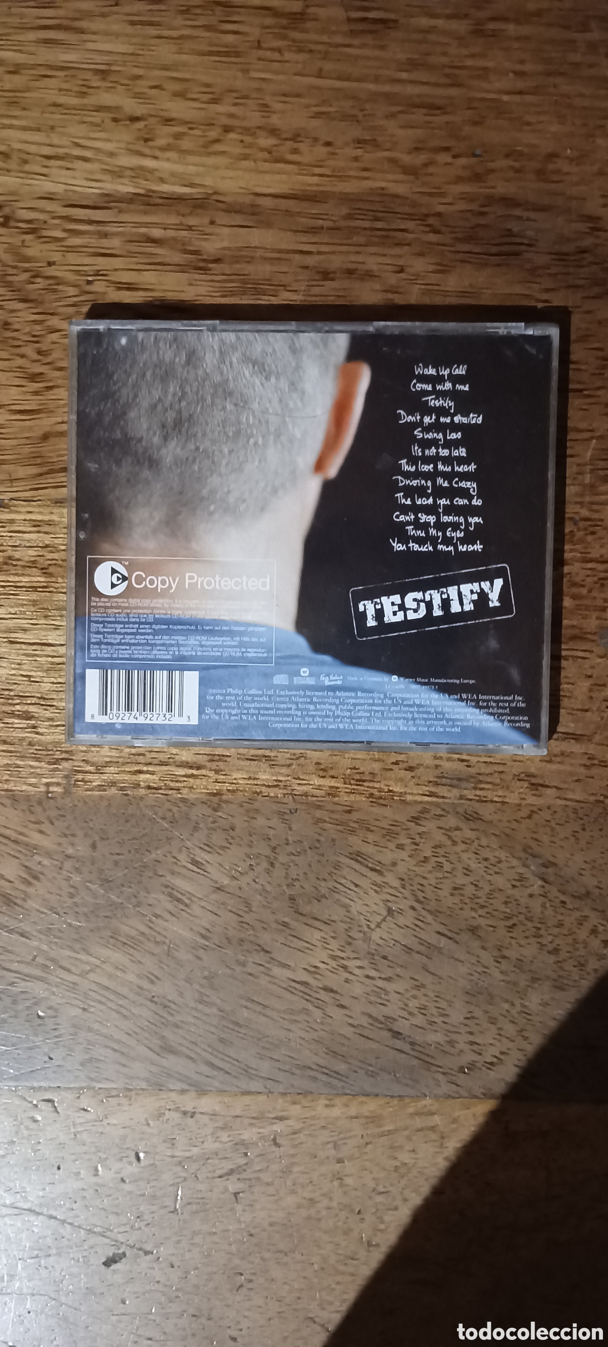 CDs de m&uacute;sica: Phil Collins. (1 CD). Testify. 2002. - Foto 2