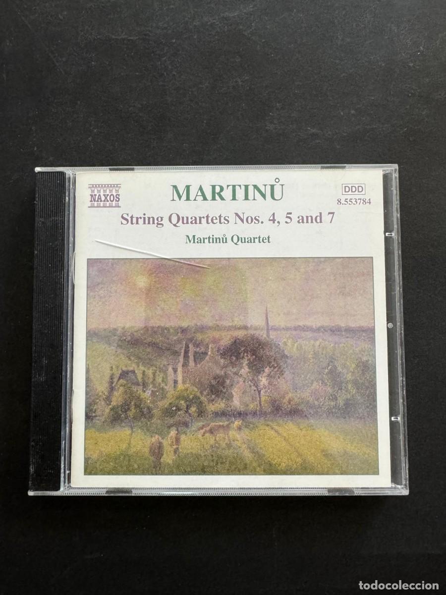 CDs de m&uacute;sica: Martinu Striing Quartets Nos.4, 5 and 7 CD - Foto 1