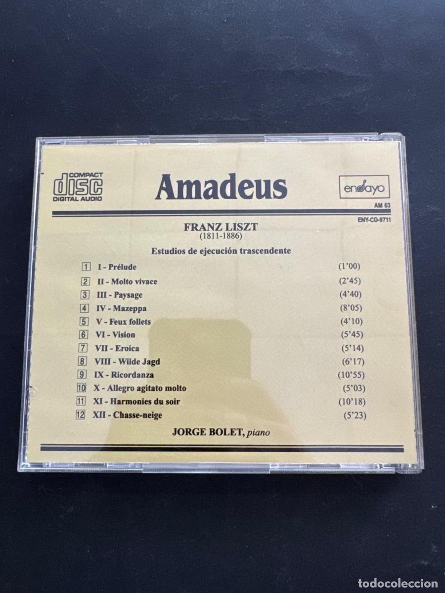 CDs de m&uacute;sica: Liszt Estudios De Ejecuci&oacute;n Trascendente CD - Foto 2