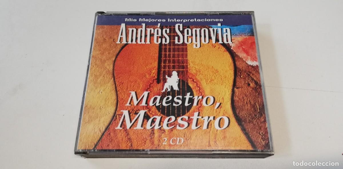 CDs de m&uacute;sica: 1105- ANDRES SEGOVIA MAESTRO-2 CD - Foto 1