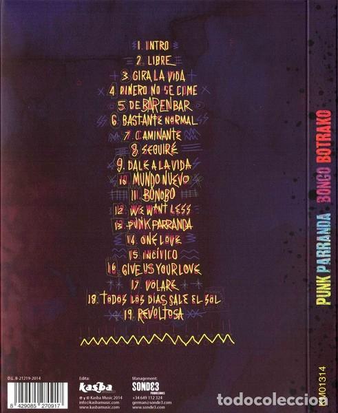 CDs de m&uacute;sica: Bongo Botrako - Punk Parranda Live 2014 (CD+DVD) - Foto 2