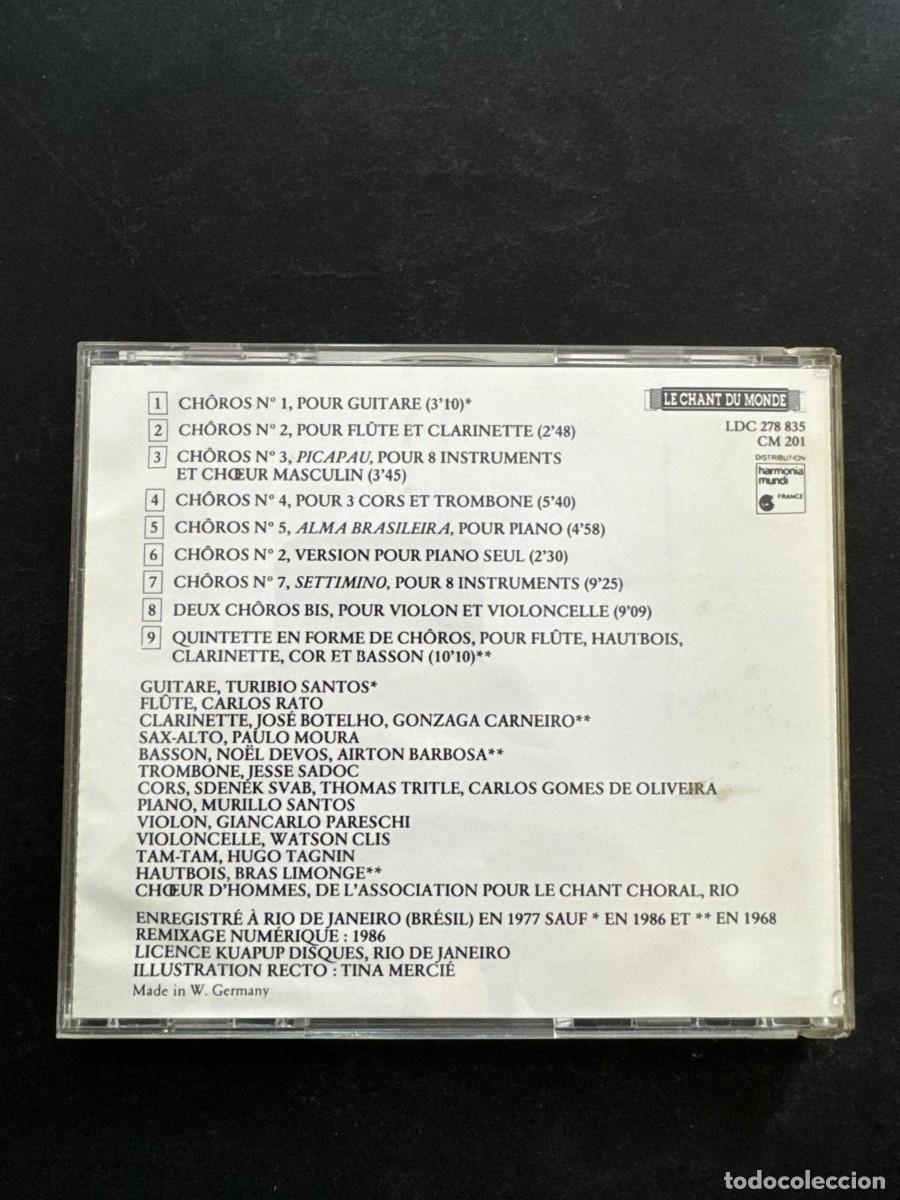 CDs de m&uacute;sica: Villa-lobos Choros De Chambre CD - Foto 2