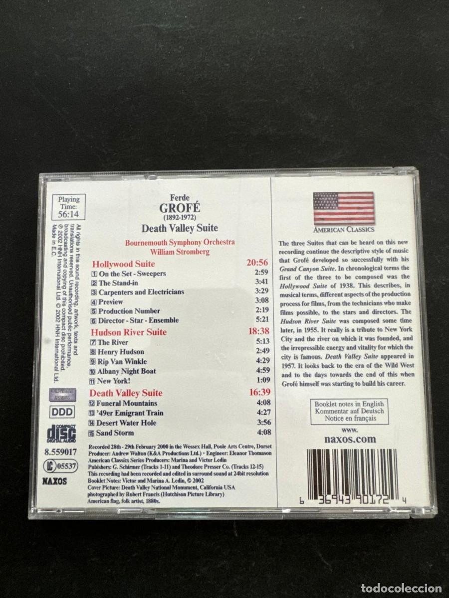 CDs de m&uacute;sica: Ferde Grof&eacute; Death Valley Suite American Classics CD - Foto 2