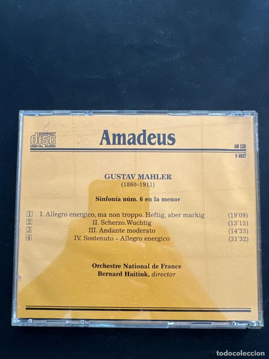 CDs de m&uacute;sica: Mahler Sinfon&iacute;a N&uacute;m. 6 CD - Foto 2
