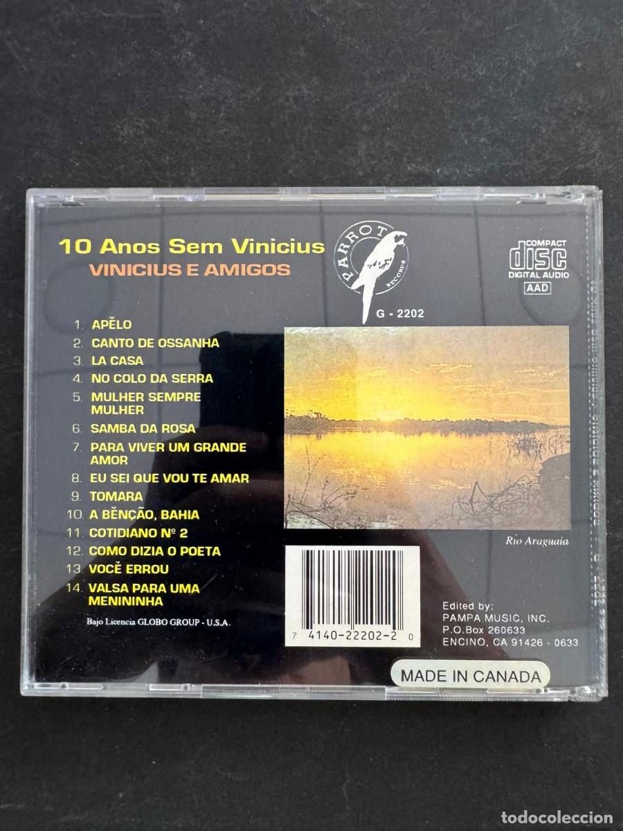 CDs de m&uacute;sica: 10 Anos Sem Vinicius CD - Foto 2