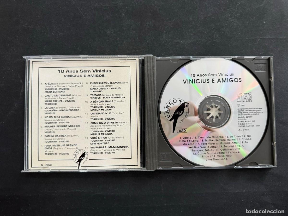 CDs de m&uacute;sica: 10 Anos Sem Vinicius CD - Foto 3