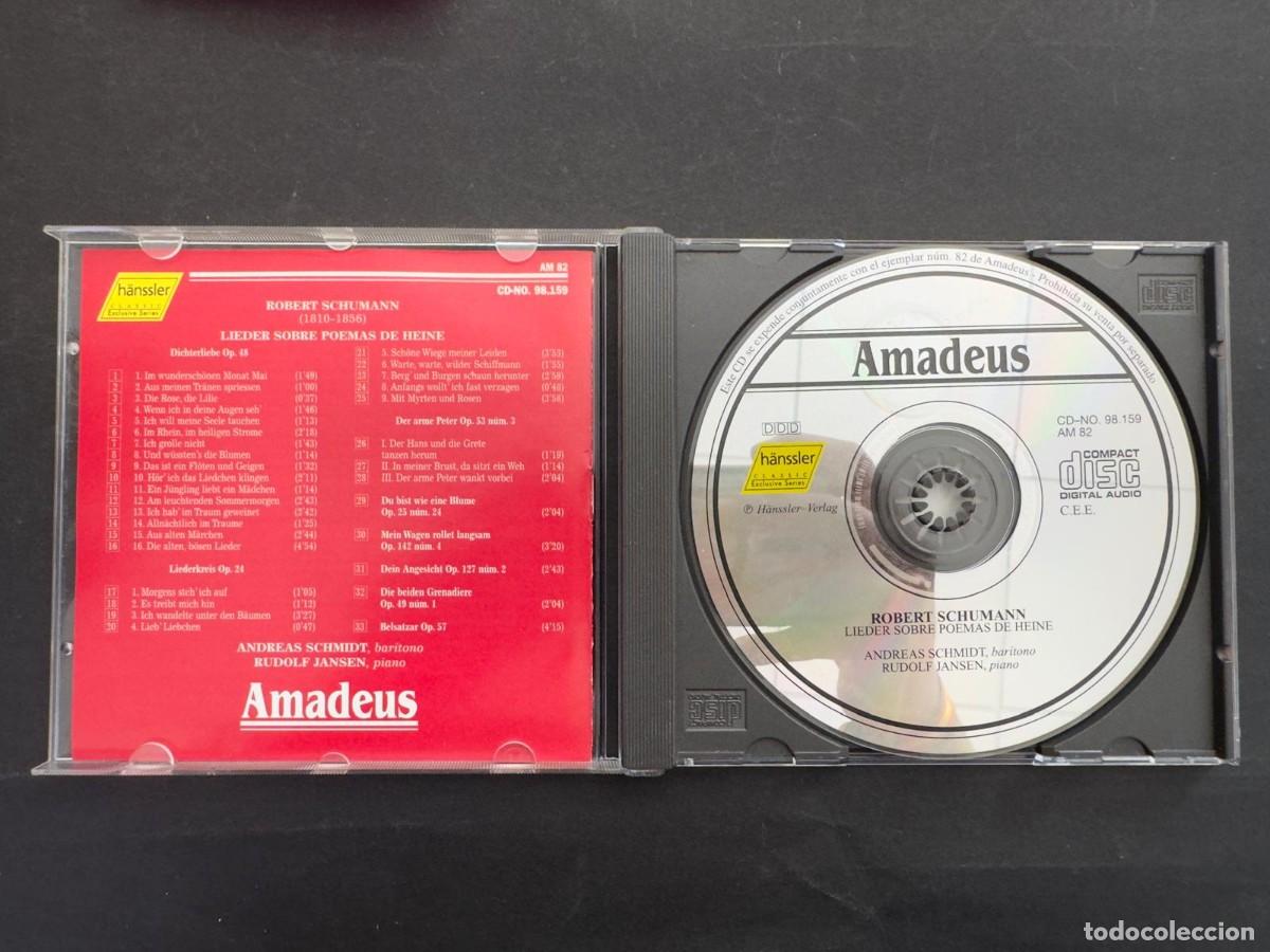 CDs de m&uacute;sica: Schumann Lieder Sobre Poemas De Heine CD - Foto 3