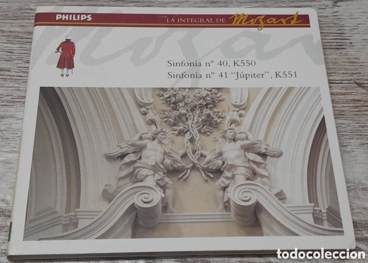 CDs de M&uacute;sica: LA INTEGRAL DE MOZART. SINFONIA N&ordm; 40, K 550 SINFONIA N&ordm; 41. JUPITER. K 551.