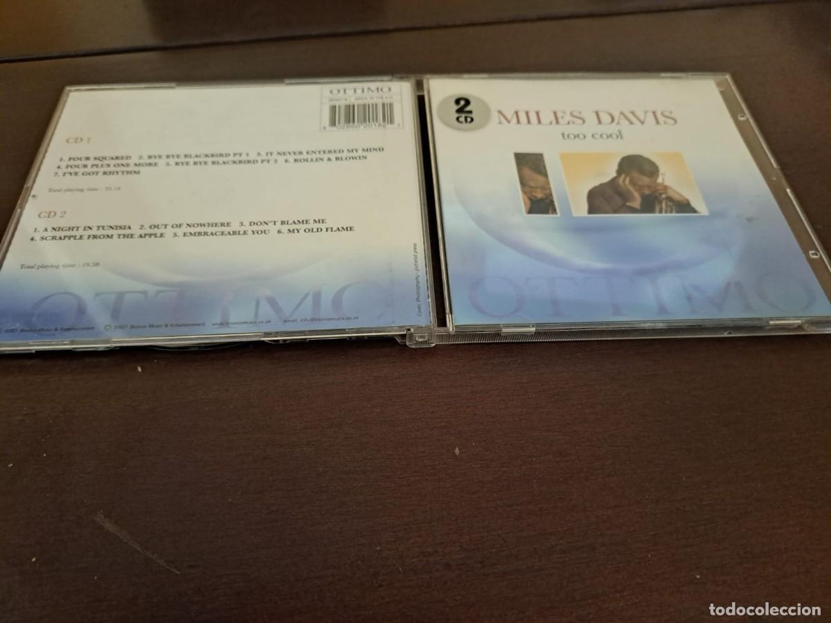 CDs de m&uacute;sica: MILES DAVIS - 2 CD - TOO COOL - JAZZ - Foto 1