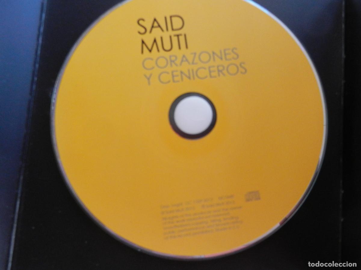 CDs de m&uacute;sica: SAID MUTI - CORAZONES Y CENICEROS - CD -2013 - Foto 2