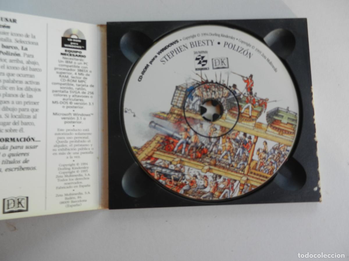 CDs de m&uacute;sica: POLIZON - STEPHEN BIESTY - EXPLORA EL BARCO - CD ROM 1995 - Foto 2