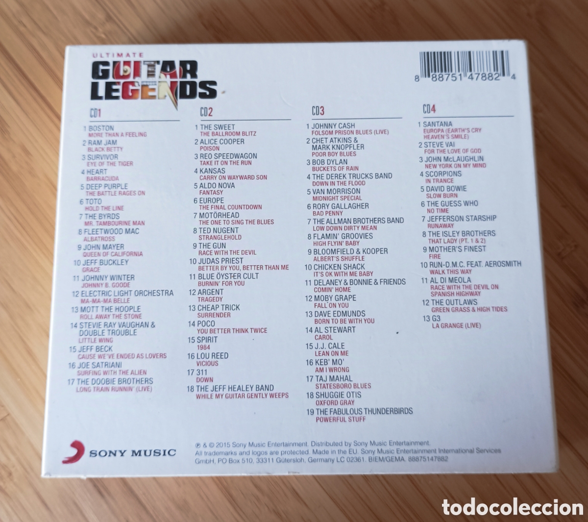 CDs de m&uacute;sica: Ultimate Guitar Legends - Varios 4 CDs - Foto 6