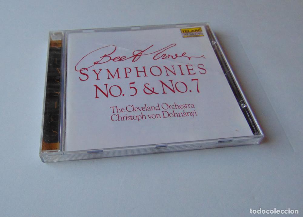 CDs de m&uacute;sica: BEETHOVEN - SYMPHONIES N&ordm; 5 & 7 - CLEVELAND ORCHESTRA - CHRISTOPH VON DOHNANYY CD ALBUM -MADE IN USA