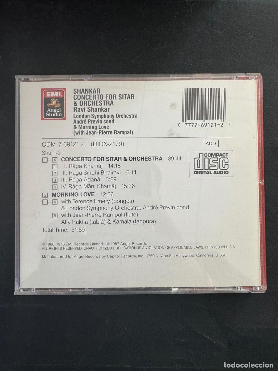 CDs de m&uacute;sica: Shakar Concerto For Sitar & Orchestra CD - Foto 2