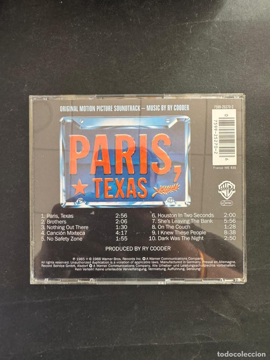 CDs de m&uacute;sica: Paris Texas Soundtrack CD - Foto 2