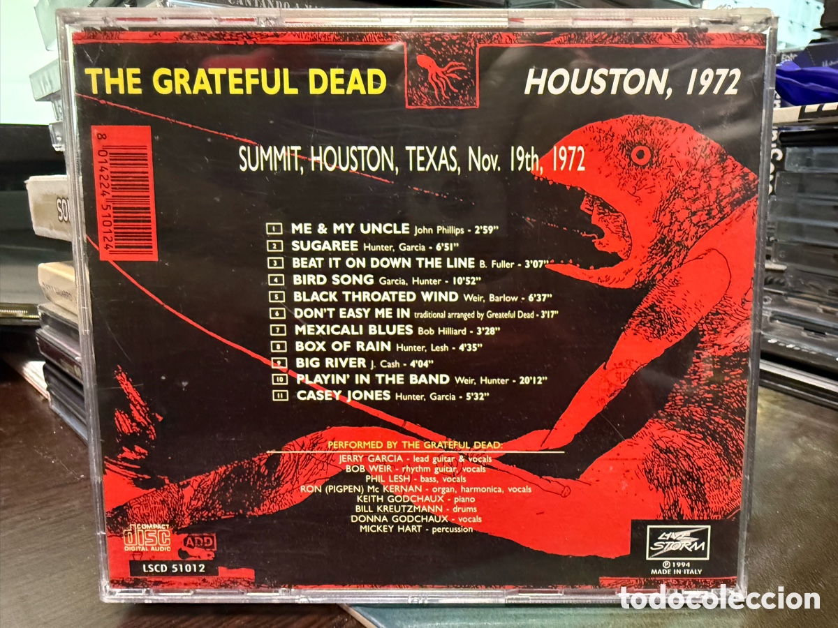 CDs de m&uacute;sica: Grateful Dead - Houston, 1972 (CD) - Foto 2