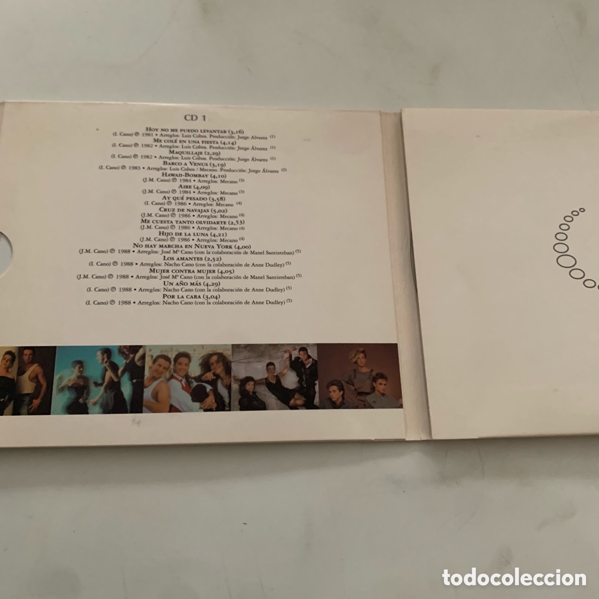 CDs de m&uacute;sica: Doble cd y dvd mecano grandes exitos - 2005 - Foto 4