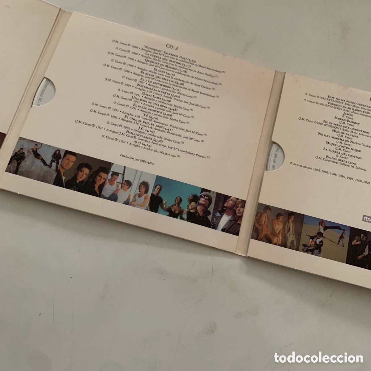 CDs de m&uacute;sica: Doble cd y dvd mecano grandes exitos - 2005 - Foto 5