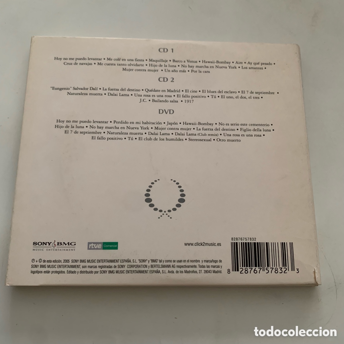 CDs de m&uacute;sica: Doble cd y dvd mecano grandes exitos - 2005 - Foto 8