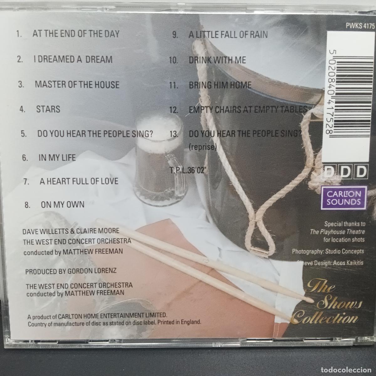 CDs de m&uacute;sica: LES MISERABLES, HIGHLIGHTS. CD - Foto 2